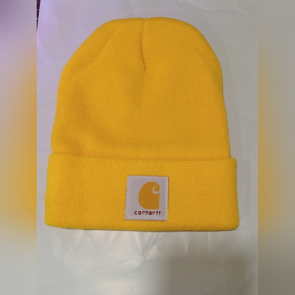 Carhartt Accessories - Carhartt Bright Yellow Beanie